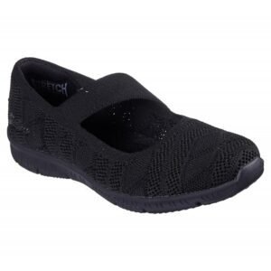 Skechers Women's Be-Cool Sweet Knit Shoes - حذاء سكيتشرز بي كول سويت نت لنساء لون اسود