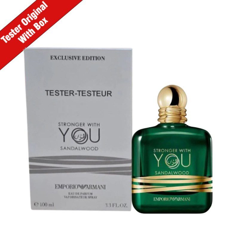 Tester Emporio Armani Stronger With You Sandalwood EDP For Unisex 100ML
