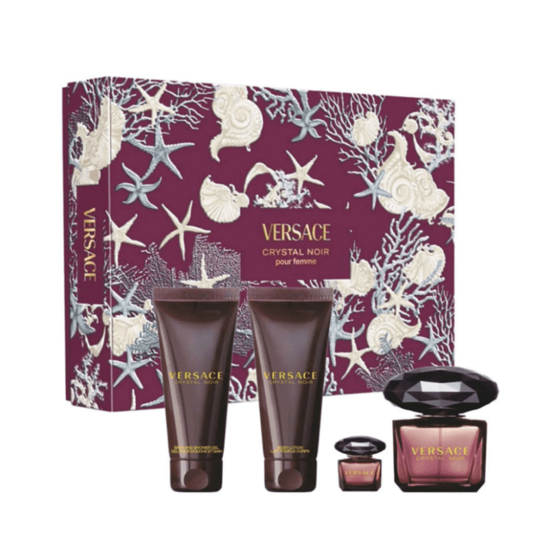 Versace Crystal Noir Gift Set For Womens