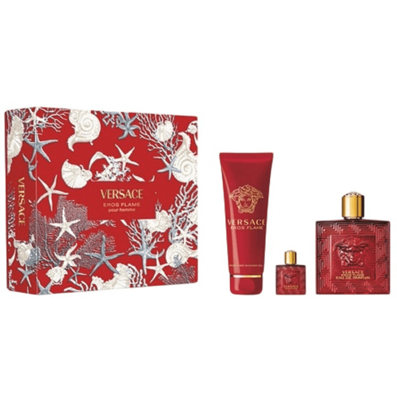 Versace Eros Flame Gift Set For Men