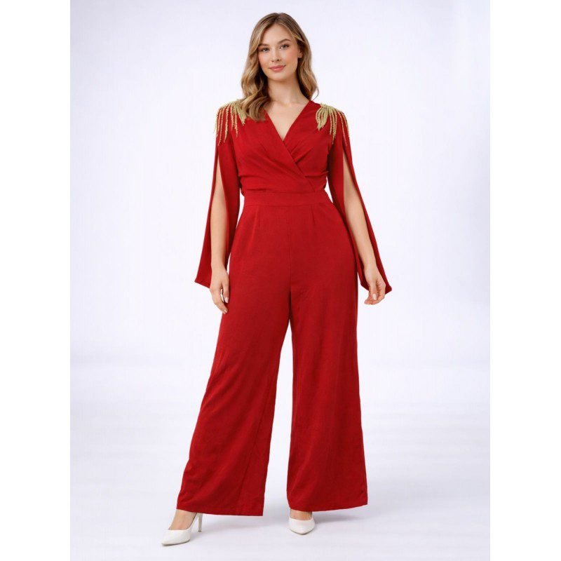 افرهول قماش ستاتي لون أحمر