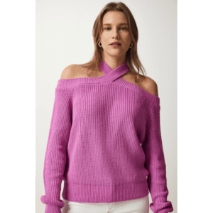 بلوزة ستاتي لون بنفسجي