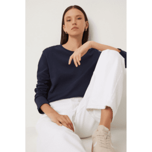 بلوزة ستاتي لون كحلي