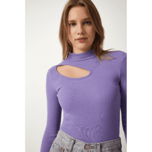 بلوزة ستاتي لون نهدي