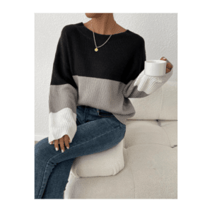 بلوزة صوف ستاتي ألوان متعددة