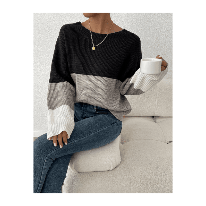 بلوزة صوف ستاتي ألوان متعددة