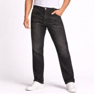 بنطلون جينز رجالي لون اسود