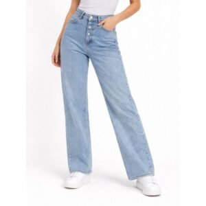 بنطلون جينز ستاتي لون أزرق