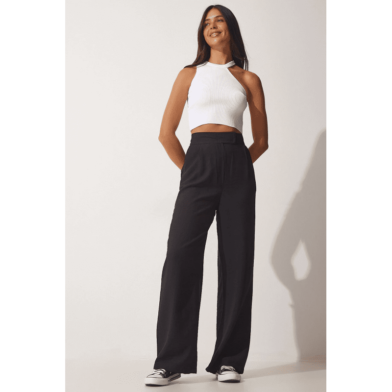 بنطلون ستاتي رسمي لون أسود