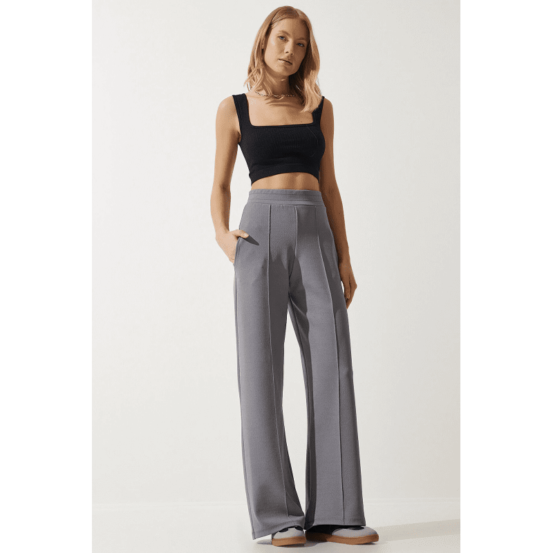 بنطلون ستاتي سكني خصر مطاطي