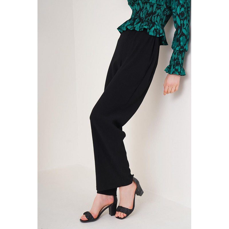 بنطلون ستاتي مع زمه عند الخصر