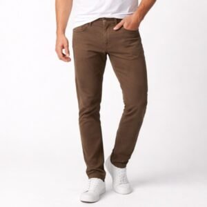 بنطلون كتان رجالي لون بيج