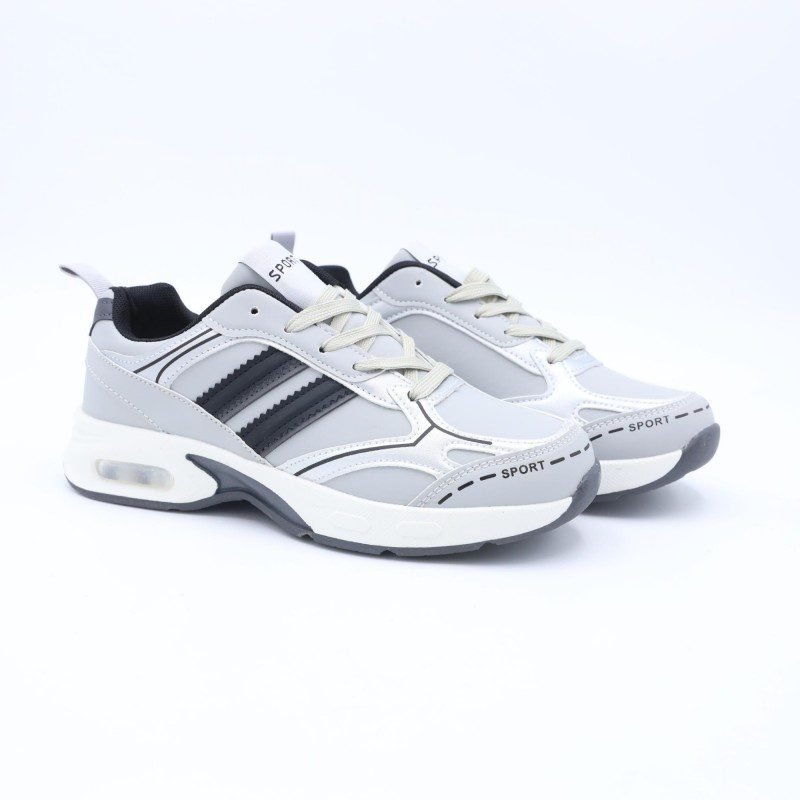 بوت سبورت بناتي لون رمادي فاتح