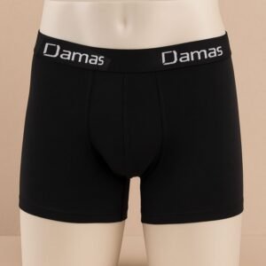 بوكسر قطني من داماس للرجال لون أسود