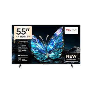 تلفزيون ذكي من TCL حجم 55 بوصة- TCL 55-inch 4K Ultra HD Smart LED Google TV