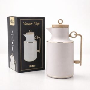 ثيرموس قهوة سعة 1 لتر لون ابيض