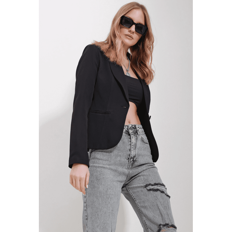 جاكيت ستاتي رسمي أسود