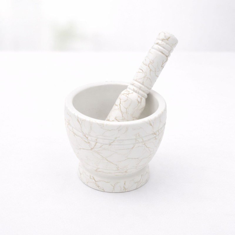 جرن توم لون ماربل ابيض