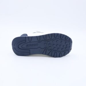 حذاء رياضي بشريط لاصق BQQS لون ابيض وكحلي