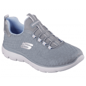 حذاء سكيتشرز سوميتس -بيكسي للنساء لون رمادي ونعل أبيض -Skechers Women's Summits - Pixi Shoes