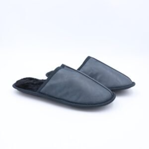 حفاية شتوي جلد رجال لون كحلي