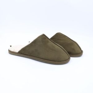 حفاية فرو شتوي رجالي لون زيتي