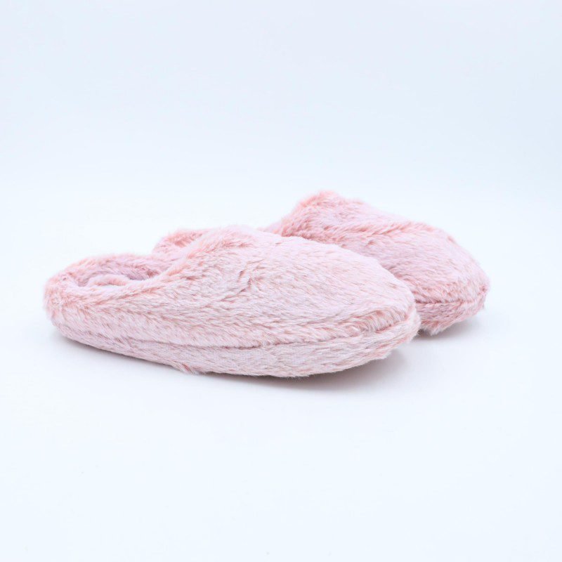 حفاية فرو للنساء لون زهري