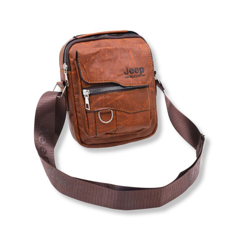 حقيبة كروس حجم 18×22 سم لون بني