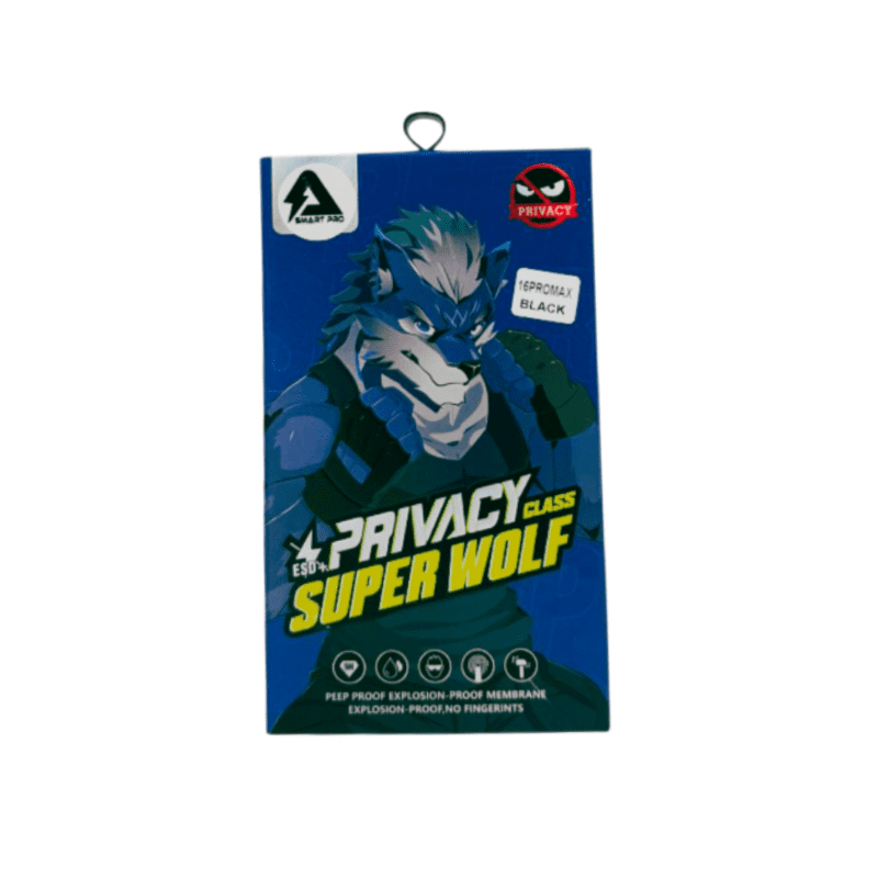 حماية شاشة سوداء ( privacy ) جودة ممتازة مقاومة للخدوش والكسر 16 برو ماكس