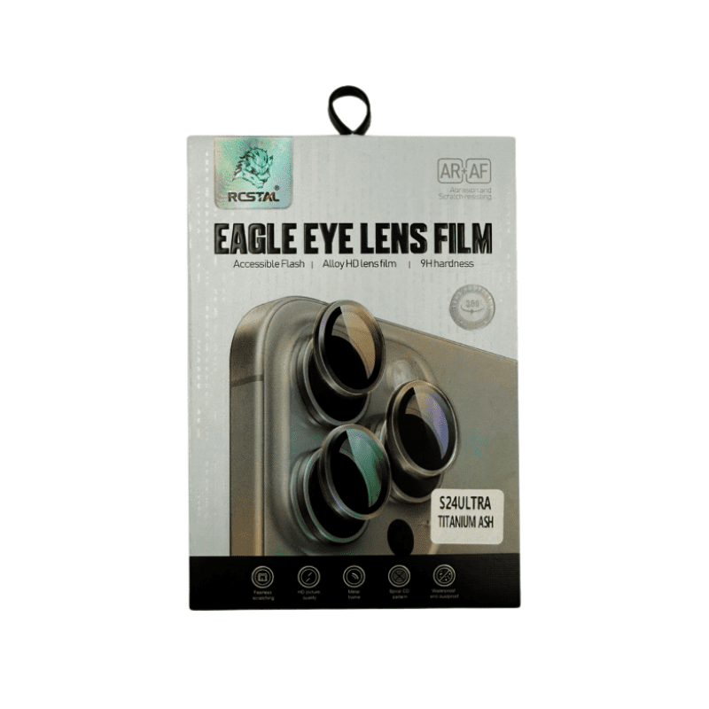 حماية عدسات الكاميرا ياقوت اس 24 الترا لون فضي تيتانيوم