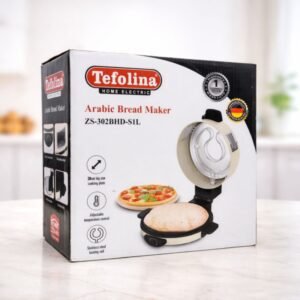 خبازة كهربائية من Tefolina بتصميم دائري 30 سم قوة 1800 واط