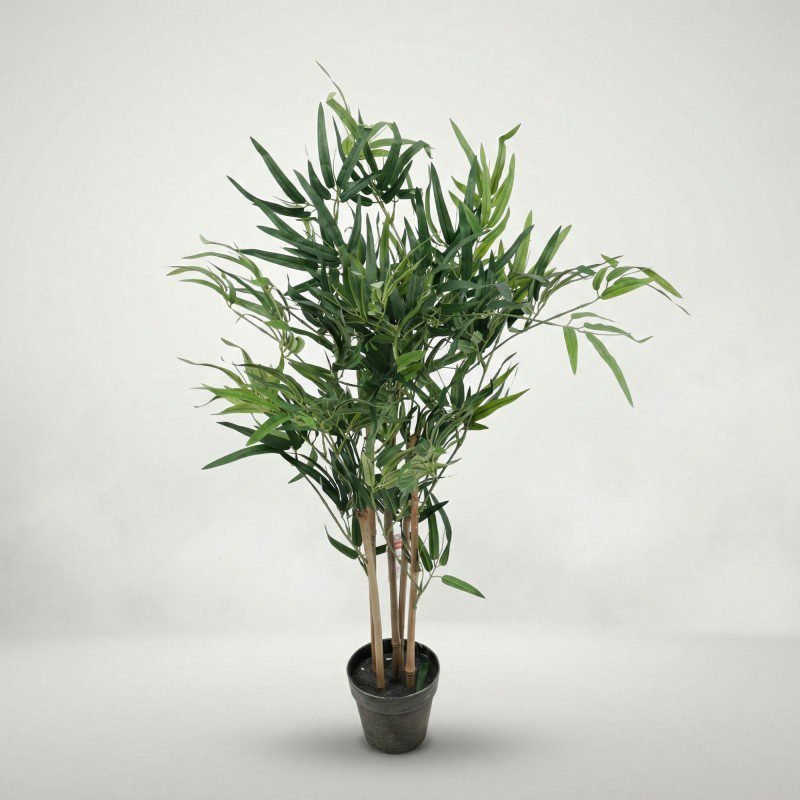 شجرة زينة صناعية BAMBOO GREEN بارتفاع 90 سم - Image 4