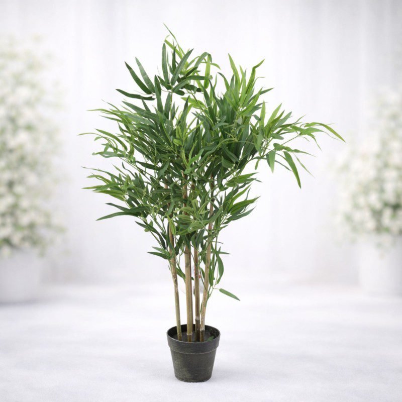 شجرة زينة صناعية BAMBOO GREEN بارتفاع 90 سم