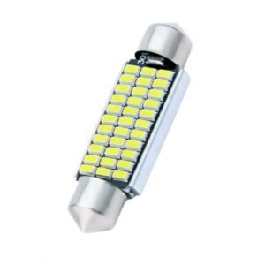 ضوء سيارة c5w داخلي او للنمرة 18شمعة led 3014 حجم صغير 31سم