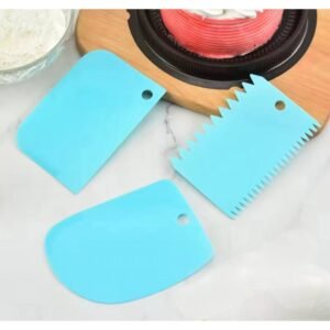 طقم 3 قطع لتزيين الكيك - حسب اللون المتوفر في المخازن Cake Tools