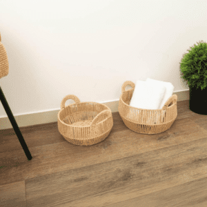 طقم سلات دائري ورقية قطعتين TWINY NATURAL