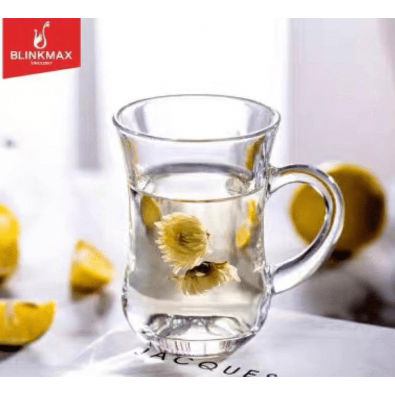 طقم كاسات شاي مع ايد 6 قطع blinkmax