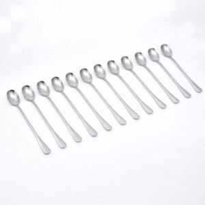 طقم ملاعق ستانلس يد طويلة 12 قطع