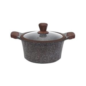 طنجرة جرانيت من Tefolina حجة 26 سم لون اسود