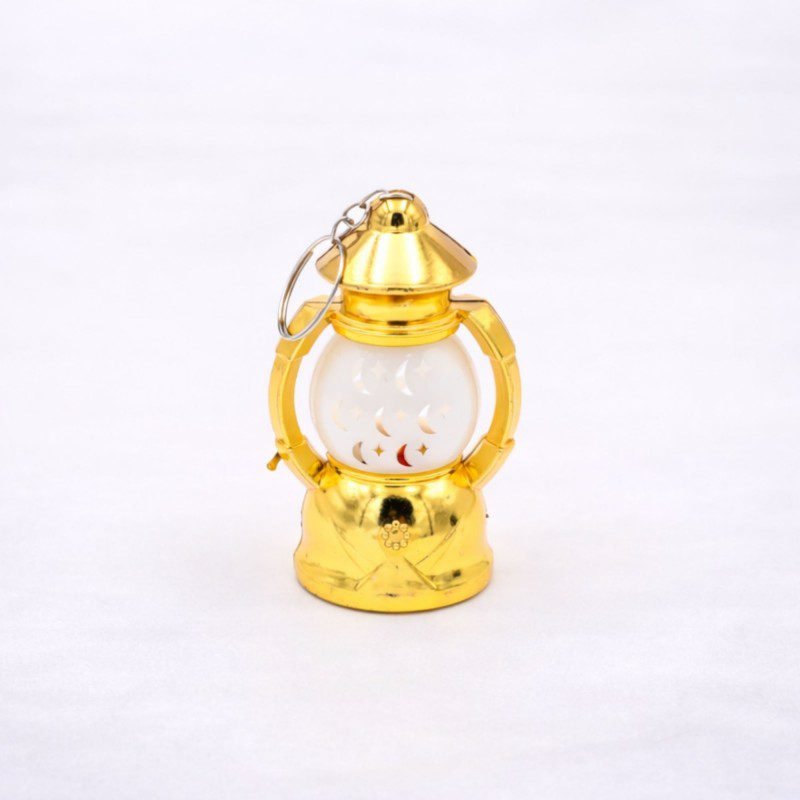 فانوس مفرغ اشكال هلال ونجوم صغير 7 سم