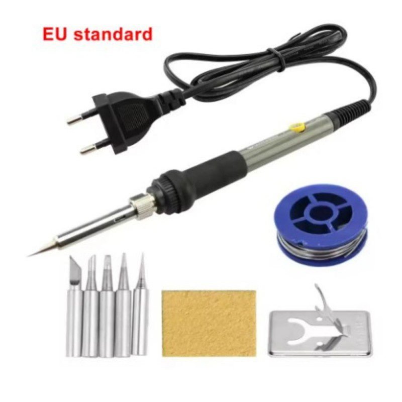 فرد لحام مع سلك قصدير و5 رؤوس