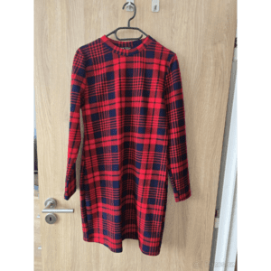 بلوزه ستاتي لون كحلي وأحمر كروهات