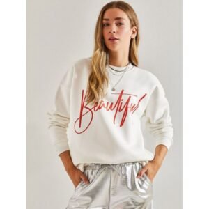 فوتر ستاتي شتوي لون أبيض