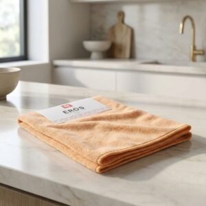 فوطة ميكروفيبر EROS SOLID TOWEL بني – 40×40 سم