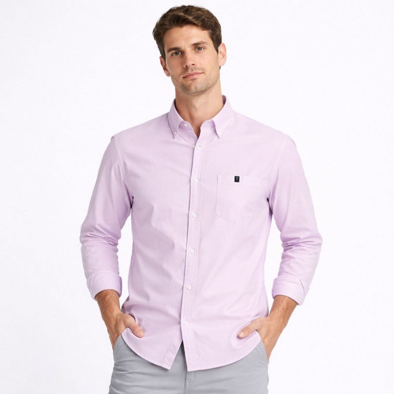 قميص رجالي لون زهري