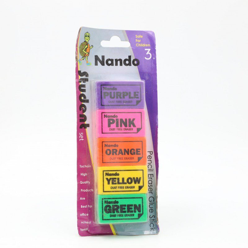 كرت محايات ألوان 5 قطع