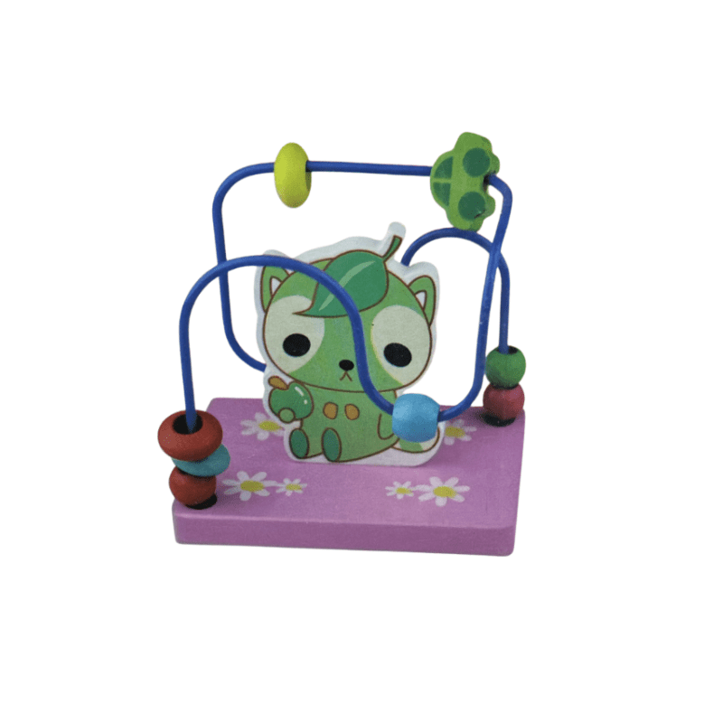 لعبة متاهة الخرز الخشبية