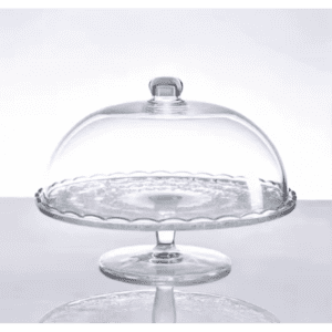 مضيفة زجاج دائرية الشكل قطر 29 سم