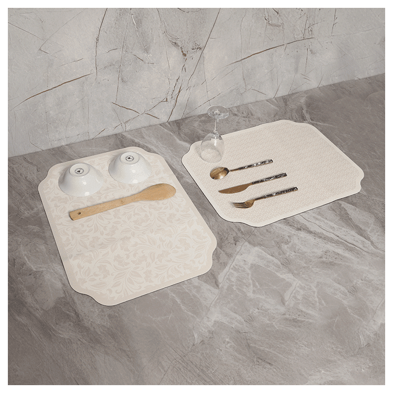 مفرش تنشيف أطباق قطعتين VINE CREAM – 38×50 سم